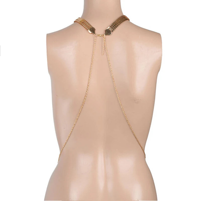 Chest Chains Sexy Beach Bikini Body Jewelry Charm Goth Body Chain For Women Summer Accessories Boho Waist Gift Tassel Necklaces