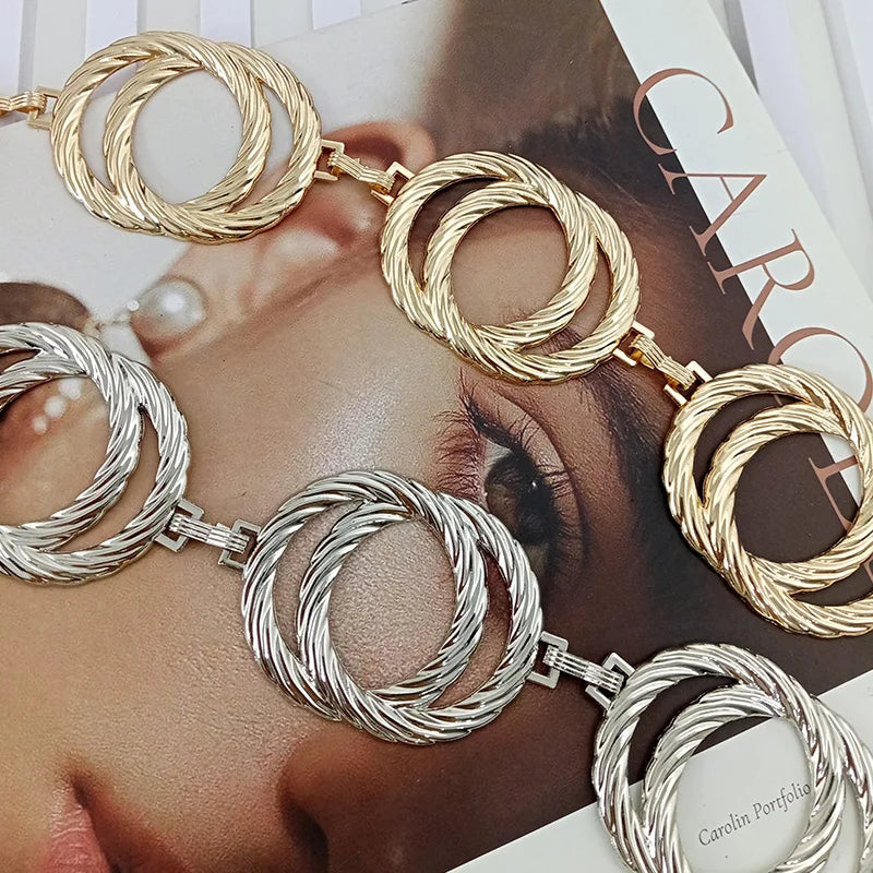 High Quality Luxury Brands Designer Waist Chain For Women personalized Girls Charm Jewelry Accessories Jeans chain Belt Female