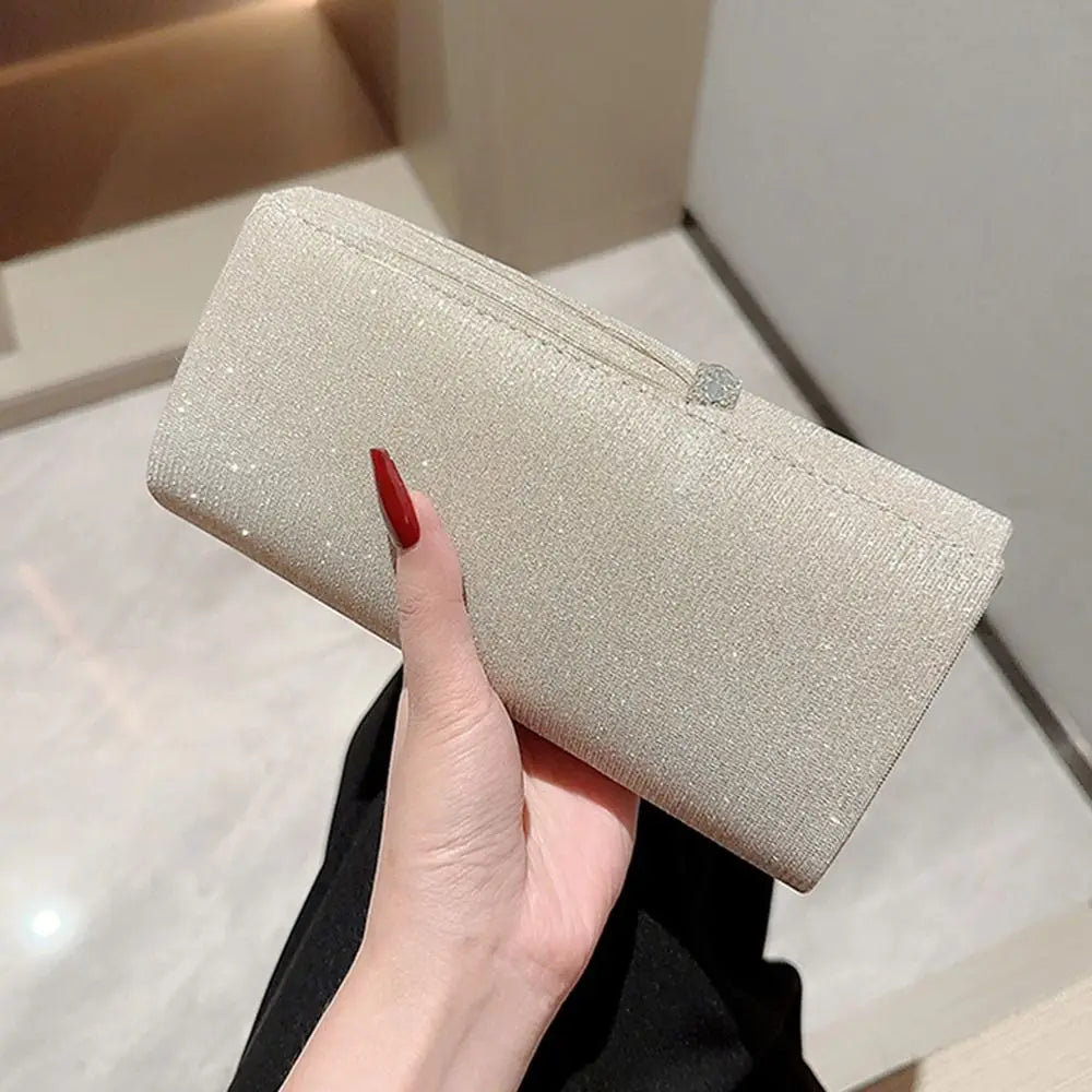 Fashion Ladies Luxury Sequins Clutches Evening Bags Glitter Banquet Handbags Women Chain Shoulder Bag Dinner Bag Wedding Party
