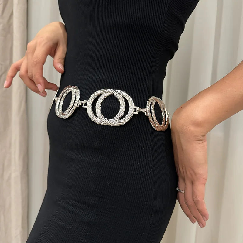 High Quality Luxury Brands Designer Waist Chain For Women personalized Girls Charm Jewelry Accessories Jeans chain Belt Female