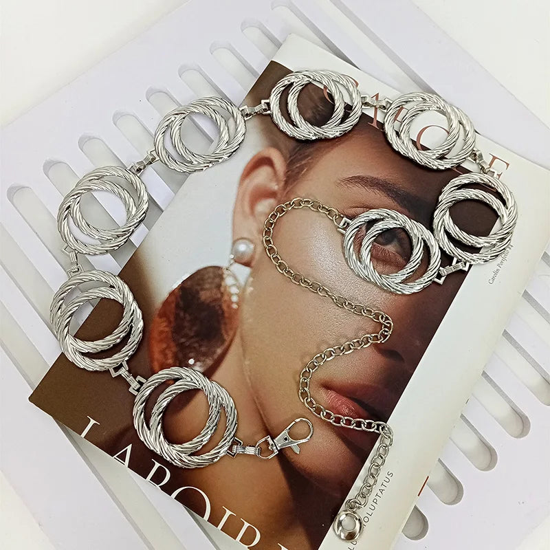 High Quality Luxury Brands Designer Waist Chain For Women personalized Girls Charm Jewelry Accessories Jeans chain Belt Female