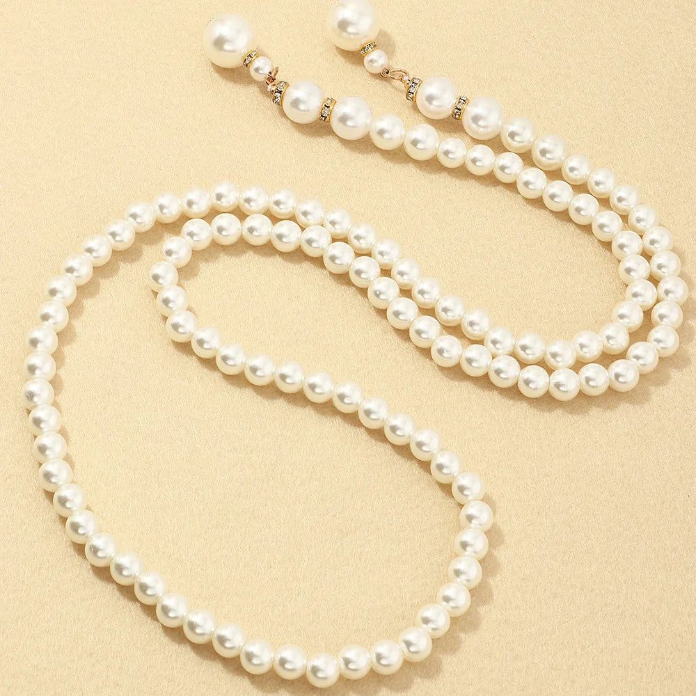 Women's Waist Chain Fashion Thin Belt Luxury Pearl Waist Chain for Dress Fringes Decoration Bohemia Pendant Belt Body Jewelry