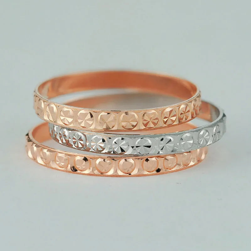 100% Genuine Real Pure Solid 925 Sterling Silver Rings for Women Jewelry Rose Gold Female Round Circle Finger Ring