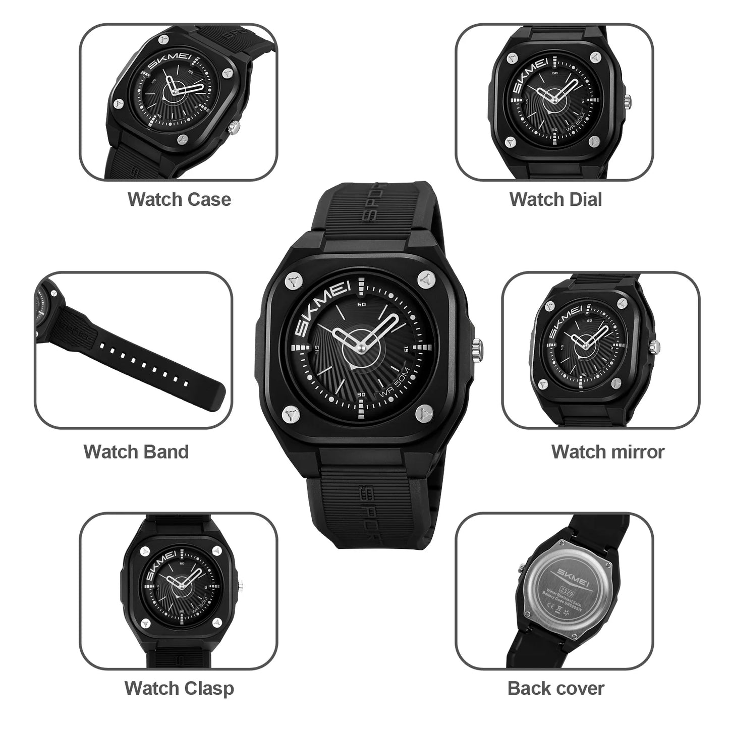 SKMEI Business Quartz Watches Fashion For Mens Women Sports Watche Waterproof Wristwatch Alarm Clock Horloges Masculino Reloj