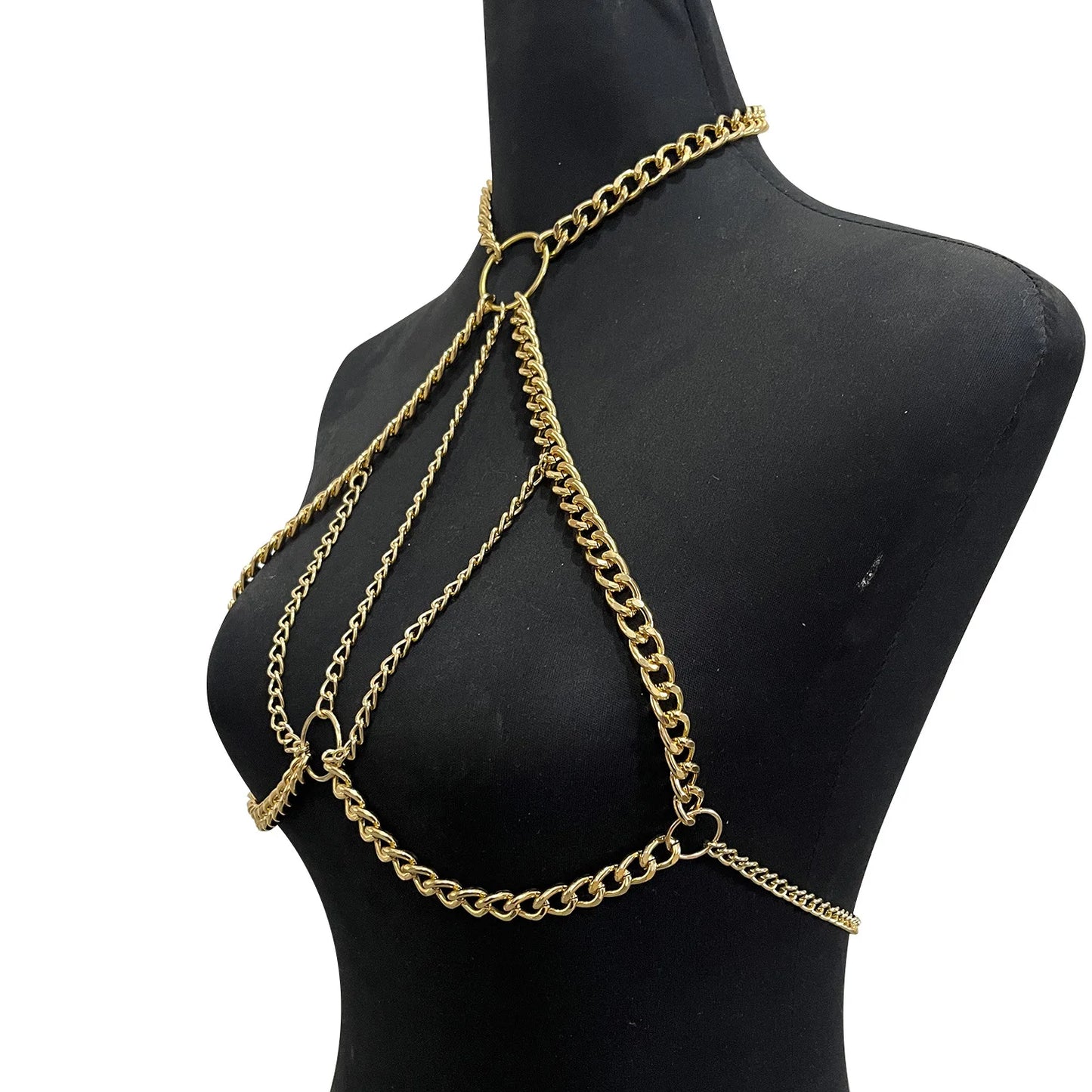 Women Body Chain Harness Female Chunk Chain Body Jewelry Sexy Accessories 2025 New Fashion Body Decoration