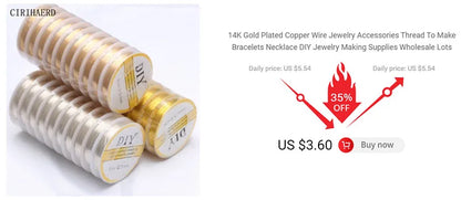 Women's Necklace Chain 14K Gold Plated Fashion Pendant Connecting Chains For DIY Jewelry Making Supplies Length Adjustable Chain