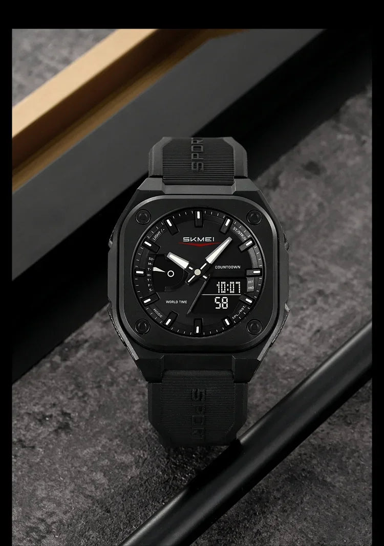 SKMEI 2328 Horloges Man Business Orologi Digital Electronic Watch Fashion Sports Watches Men Waterproof Wristwatch Alarm Clock
