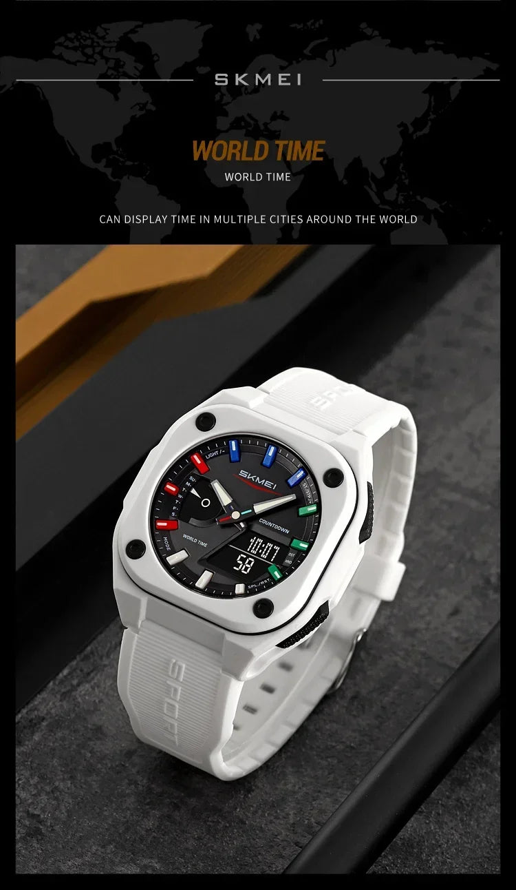 SKMEI 2328 Horloges Man Business Orologi Digital Electronic Watch Fashion Sports Watches Men Waterproof Wristwatch Alarm Clock