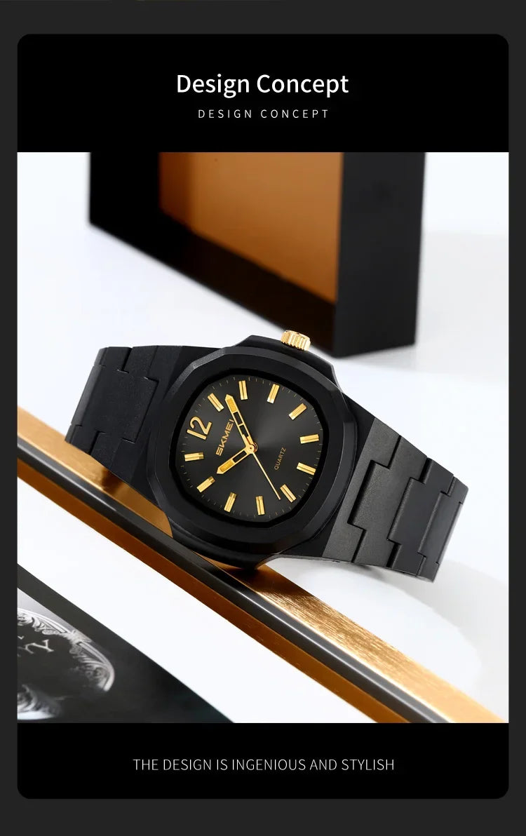 SKMEI 2382 Business Orologi Movement Quartz Watches Sports Men Women Waterproof Wristwatch Fashion Clock Horloges Mannen