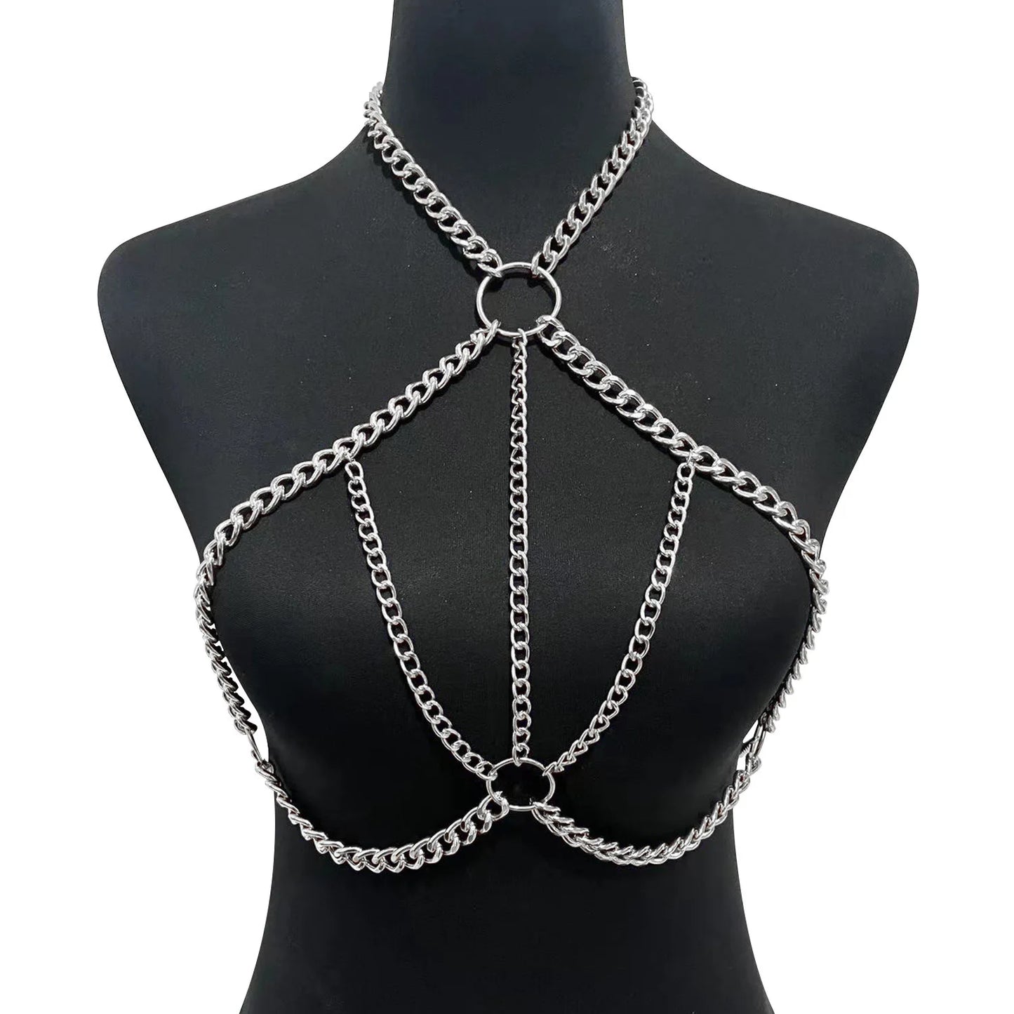 Women Body Chain Harness Female Chunk Chain Body Jewelry Sexy Accessories 2025 New Fashion Body Decoration
