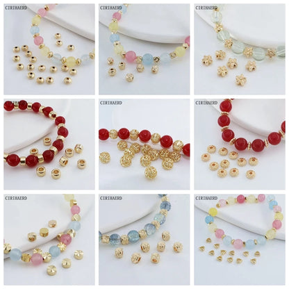 Women's Necklace Chain 14K Gold Plated Fashion Pendant Connecting Chains For DIY Jewelry Making Supplies Length Adjustable Chain