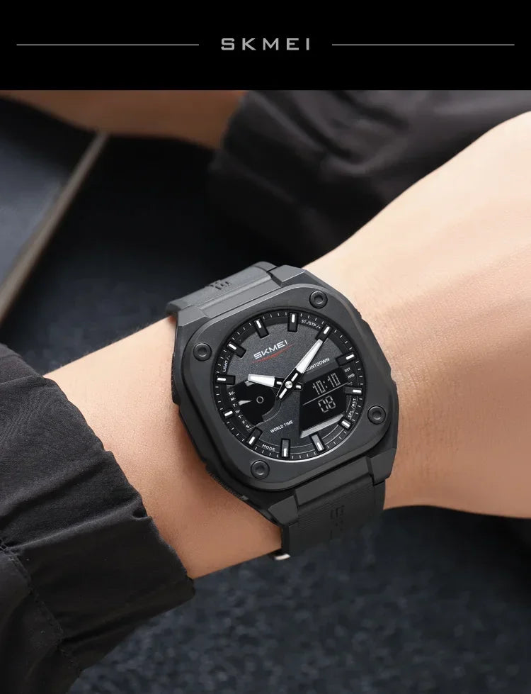 SKMEI 2328 Horloges Man Business Orologi Digital Electronic Watch Fashion Sports Watches Men Waterproof Wristwatch Alarm Clock