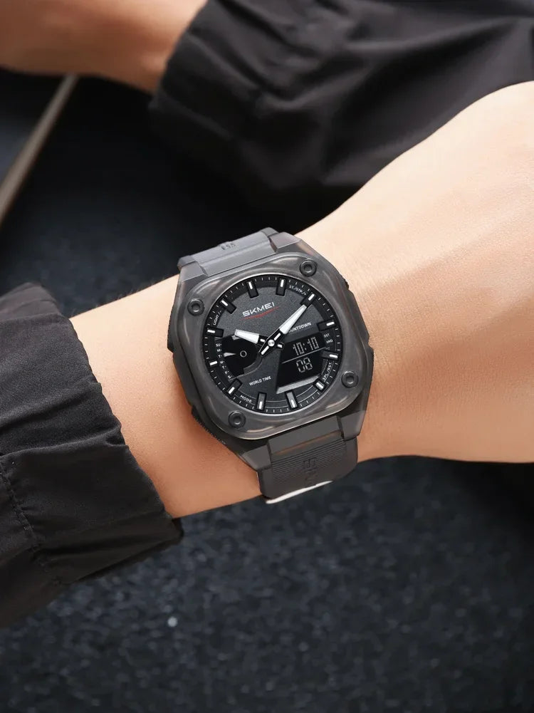 SKMEI 2328 Horloges Man Business Orologi Digital Electronic Watch Fashion Sports Watches Men Waterproof Wristwatch Alarm Clock