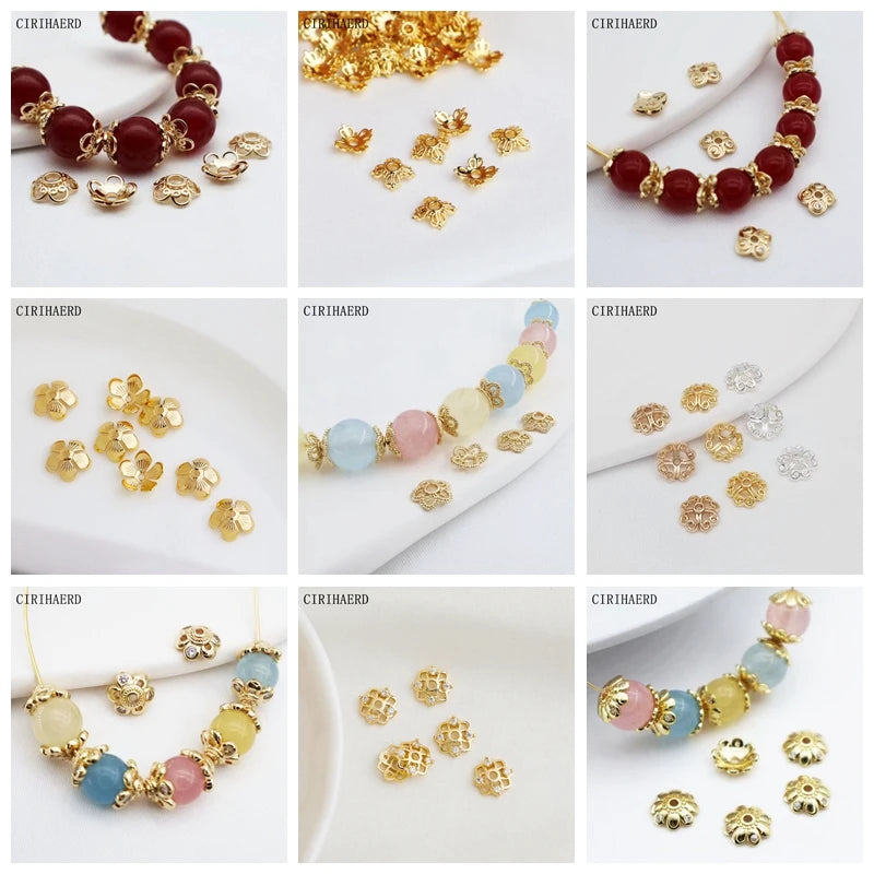 Women's Necklace Chain 14K Gold Plated Fashion Pendant Connecting Chains For DIY Jewelry Making Supplies Length Adjustable Chain
