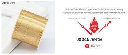Women's Necklace Chain 14K Gold Plated Fashion Pendant Connecting Chains For DIY Jewelry Making Supplies Length Adjustable Chain