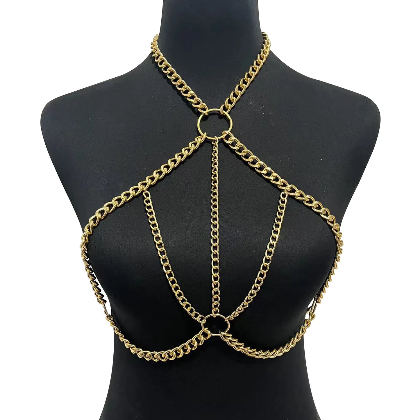 Women Body Chain Harness Female Chunk Chain Body Jewelry Sexy Accessories 2025 New Fashion Body Decoration