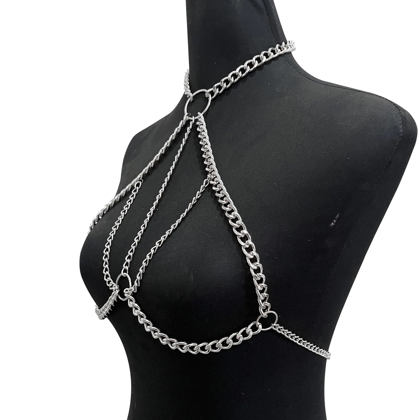Women Body Chain Harness Female Chunk Chain Body Jewelry Sexy Accessories 2025 New Fashion Body Decoration