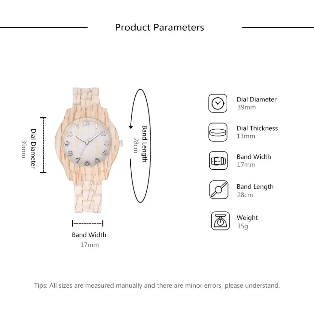 2024 Couple Fashion Luxury Men and Women Quartz Watch Wood Grain Retro Simple Silicone Dial Clocks Silicone Black Strap Orologi