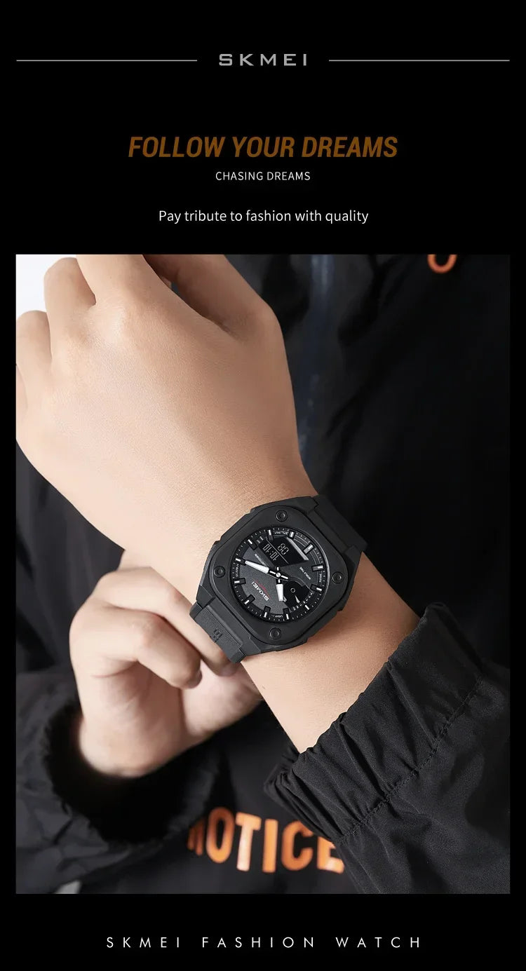SKMEI 2328 Horloges Man Business Orologi Digital Electronic Watch Fashion Sports Watches Men Waterproof Wristwatch Alarm Clock